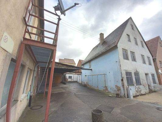 Hinterhof; rechts Henkergasse 3