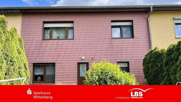 Hausrückseite mit Zugang zum Garten