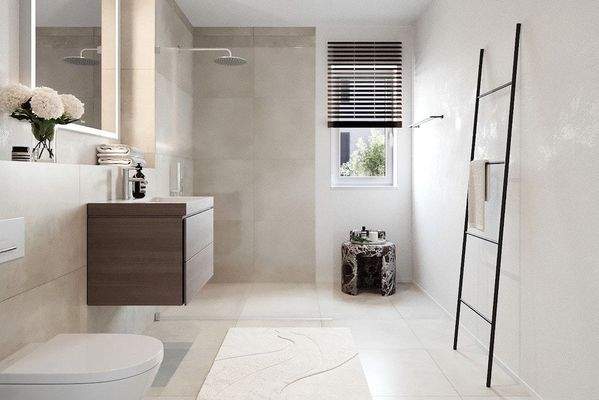 Tageslichtbad im Erdgeschoss