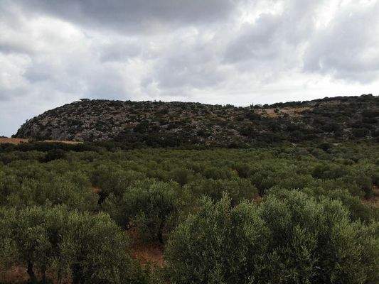 Kreta, Agios Vasilis: Erstklassiges Baugrundstück zum Verkauf mit Meer- und Bergblick