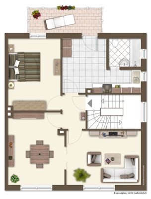 Grundriss OG Wohnung 2