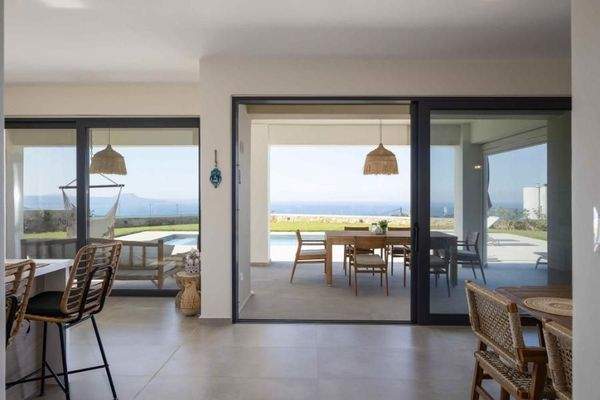 Kreta, Gallos: Luxuriöse Neubauvilla mit Meerblick zu verkaufen