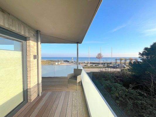 Sonne und Ostseeblick