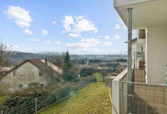 Schöner Ausblick vom Balkon