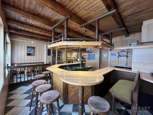 Theke im Gastrobereich