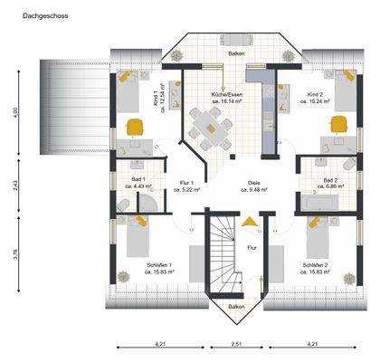 GrundrissDachgeschoss