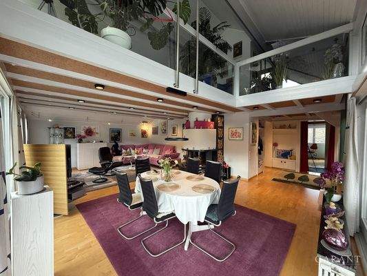 Essbereich mit Galerie