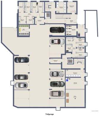 Grundriss Tiefgarage