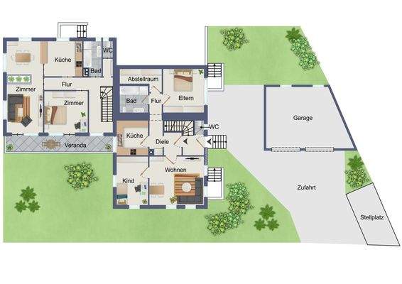 Grundriss Erdgeschoss