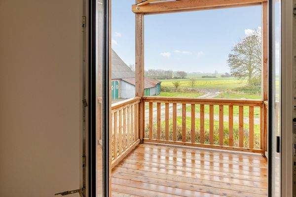 Ausblick vom Schlafzimmer