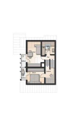 Grundriss I.DG möbliert