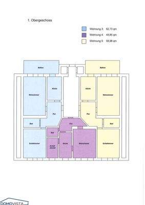 Grundriss 1.Obergeschoss