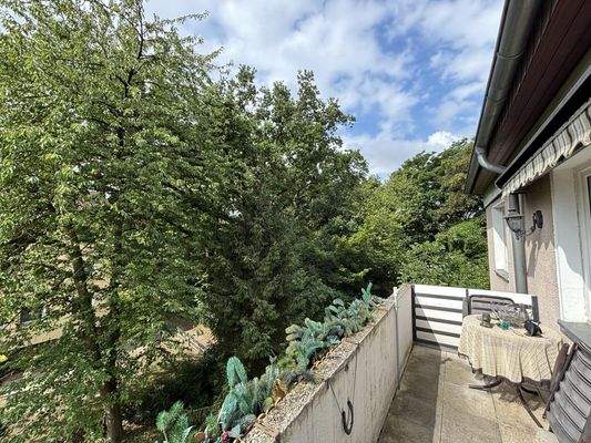 Blick vom Balkon nach rechts