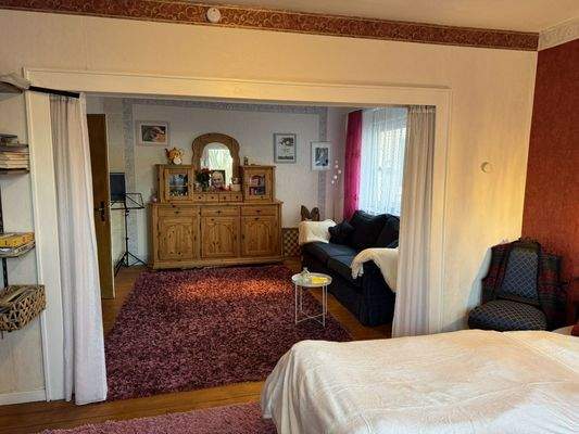 Blick in das Wohnzimmer