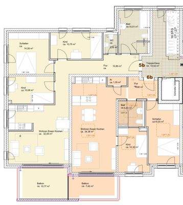 Haus B 1. Obergeschoss links