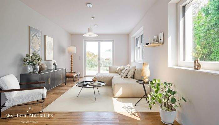 Wohnbereich Beispiel Homestaging-Visualisierung