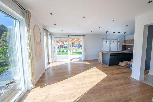 Ansicht Wohnzimmer- Küche