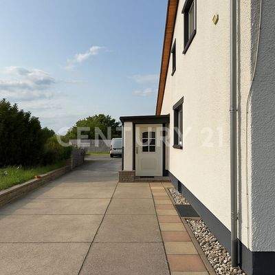 Doppelhaushälfte mit Garten