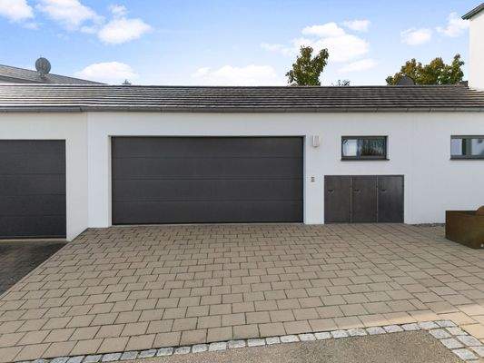 Doppelgarage im Detail