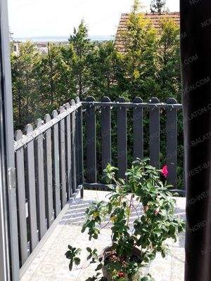 Balkon mit Balaton-Blick