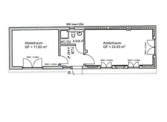 Grundriss Nebengebäude