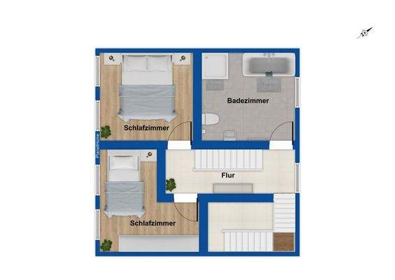 Grundriss Obergeschoss