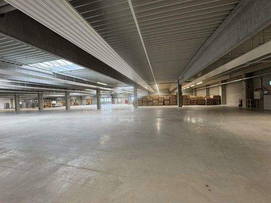 Blick in das OG von Halle 2