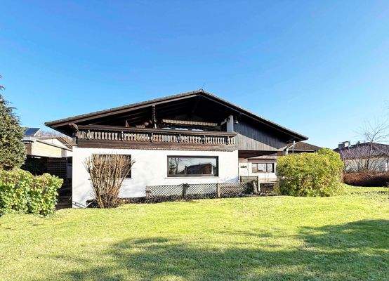 Rückansicht des Hauses