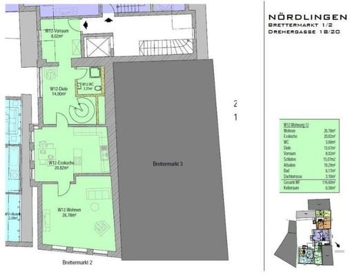  Grundriss - 2. OG (1. Etage der Wohnung)