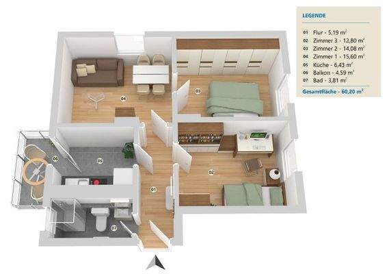 Grundriss - 10608 - L30001