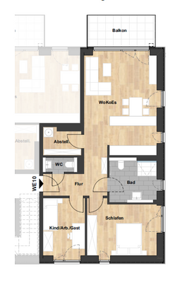 Wohnung 10 Grundriss