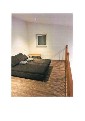 Galerie mit Schlafbereich