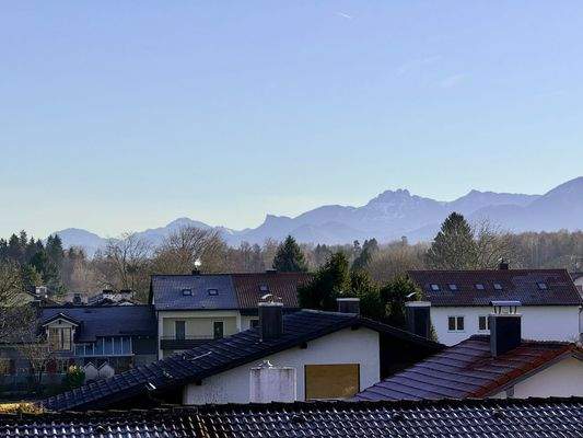 Bergblick von Dachterrasse