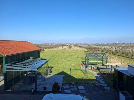 Ausblick vom Schlafzimmer