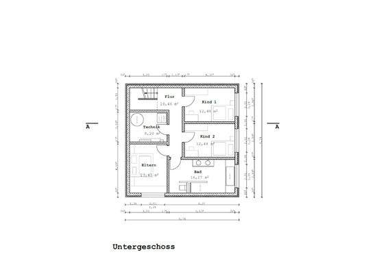 Grundriss - Untergeschoss