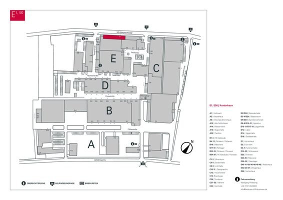 Lageplan Kontorhaus