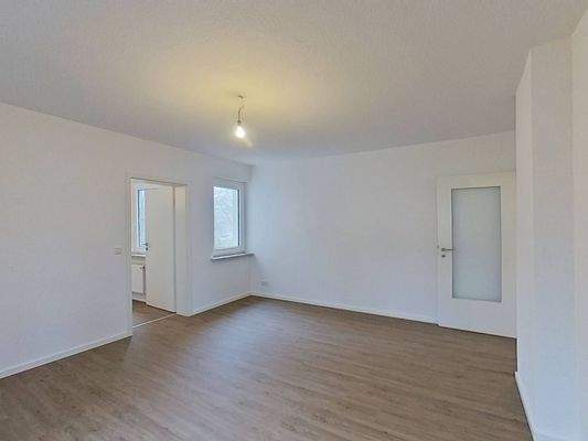 Ansicht III: Wohn- und Esszimmer