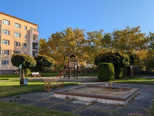 Spielplatz in der Wohnanlage