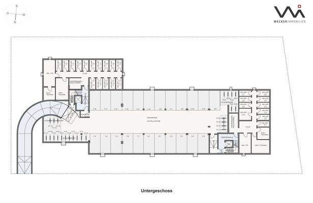 Tiefgarage und Keller
