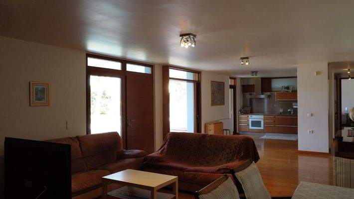 Kreta, Stalos: Luxuriöse Villa mit Meerblick in Strandnähe zu verkaufen