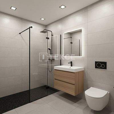 Apartment with Balcony and Elevator Building in Karşıyaka İzmir