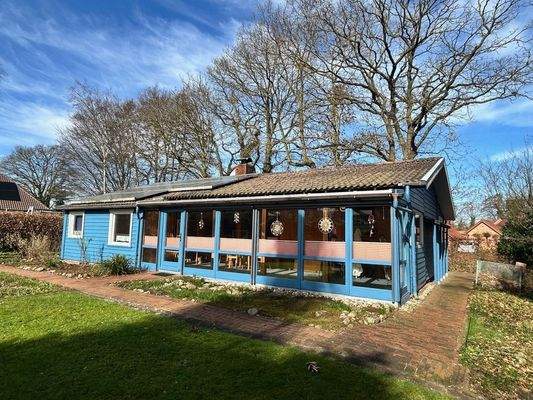 Blick aus dem Garten