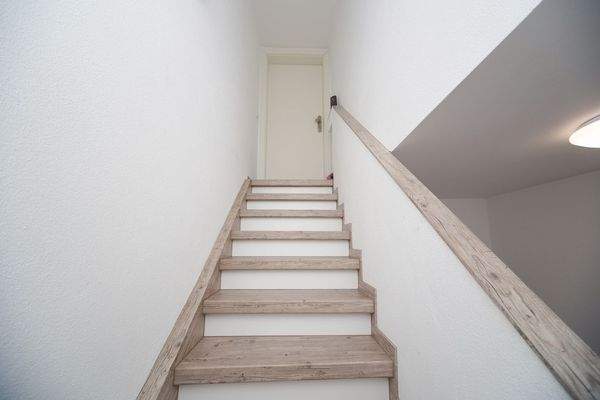Treppenaufgang Dachgeschosswohnung