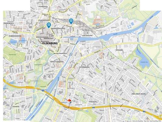 Geolyzer Kartenausschnitt