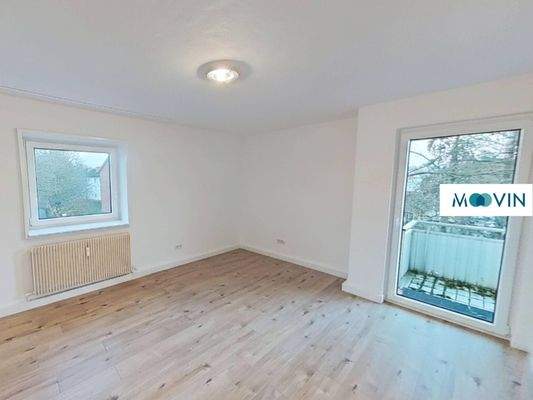 Ansicht I: Wohn- und Esszimmer