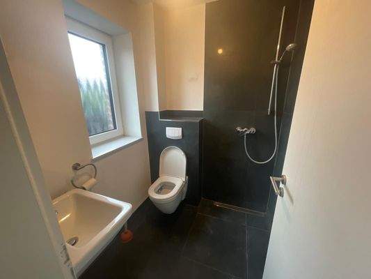 Modernes Gästebad mit Dusche