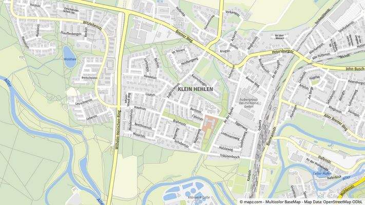 Geolyzer Kartenausschnitt