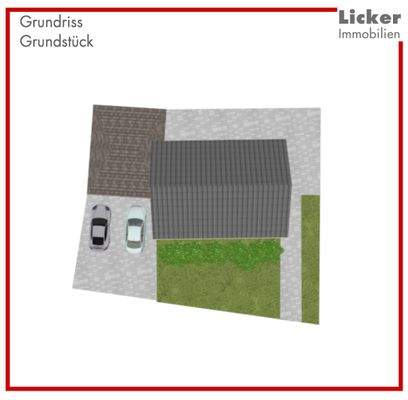 Grundriss-Grundstück