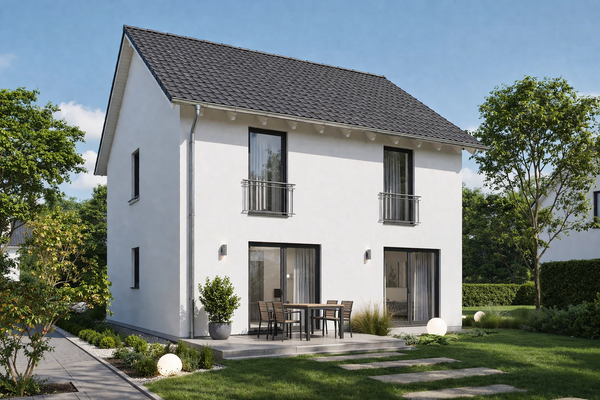 Modernes Zuhause mit gepflegtem Garten.png