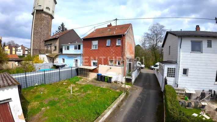 Rückansicht des Hauses